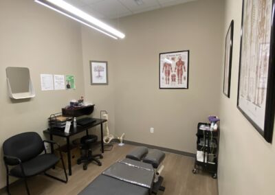 Chiropractic and Acupuncture Treatment Room